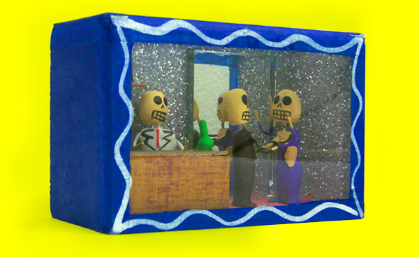Día de los Muertos / Schrein in der Box