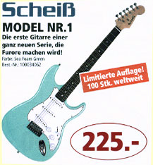 Inserat Gitarre Marke Scheiss