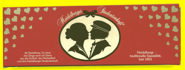 Altmodische Schokoladeverpackung