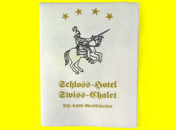 Kitschige Bar-Serviette