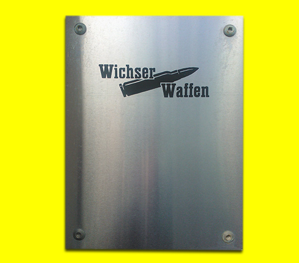 Türschild Wichser Waffen