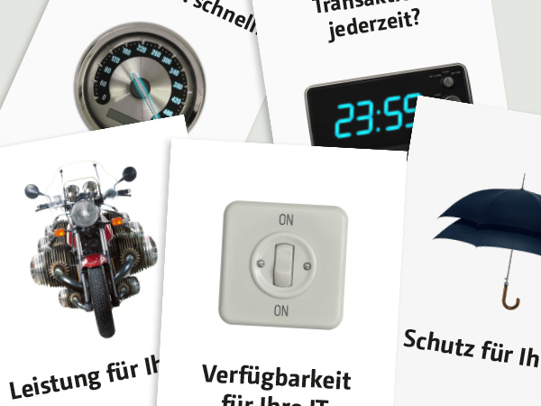 Themenpostkarten BIZ Bern Werbekampagne aspectra