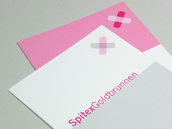 Falzprospekt, Spitex Goldbrunnen / Gay Nursing