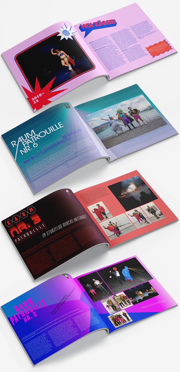 Raumpatrouille Wintsch Beispiel-Doppelseiten