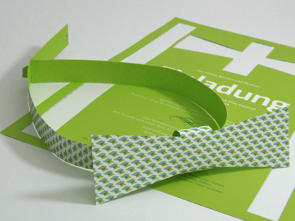 Bow-Tie-Bastelbogen-Einladung, aspectra