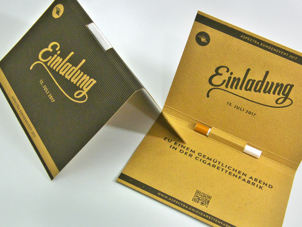 Einladungskarte aspectra Einladungskarte aspectra