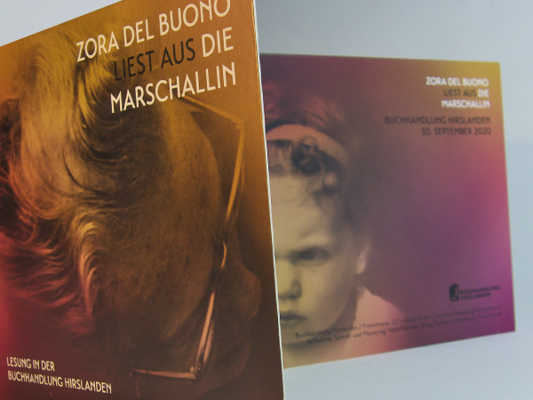 Buchhandlung Hirslanden: Lesung Zora del Buono Buchhandlung Hirslanden: CD Lesung Zora del Buono