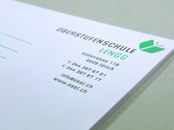 Briefschaften, Oberstufenschule Lengg