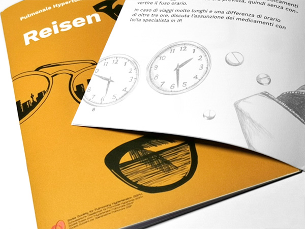 SGPH: Themenbroschuere Reisen Titel und Inhaltseitenbeispiel Diuretika "Reisen"